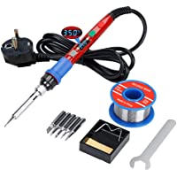 Soldador Kit-Herramientas de Soldadura con Pantalla LCD con Control Digital-Pistola de Soldadura Eléctrica con…